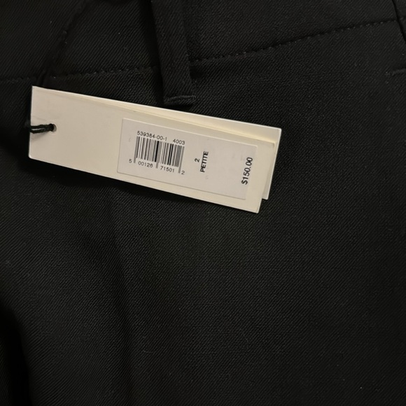 NWT! Black High-Rise Modern Straight Siena Italian Wool Pant - Multiple🤎 - Picture 11 of 16